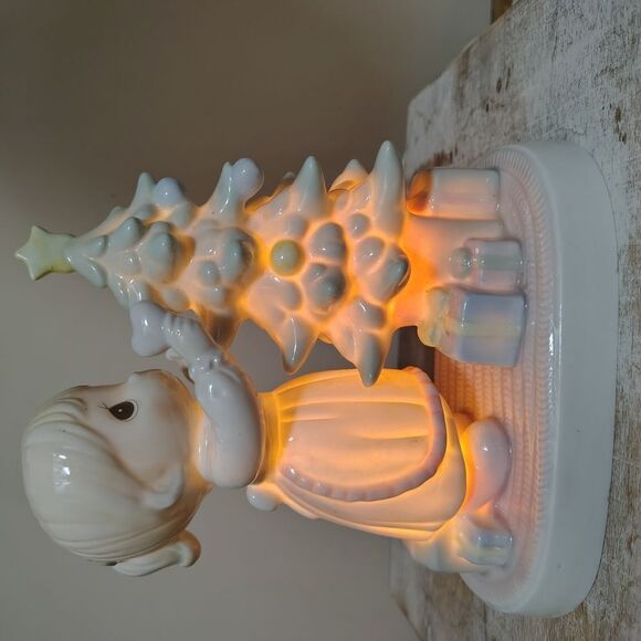 Ceramic Christmas Tree Night Light - Picture 1 of 6